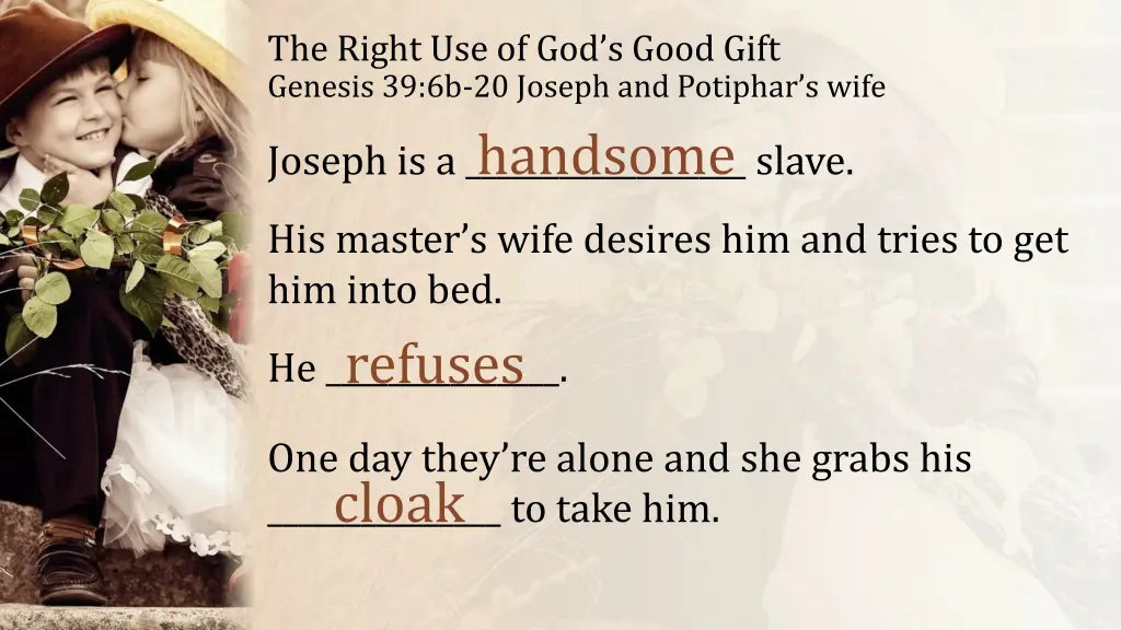 the right use of god s good gift genesis
