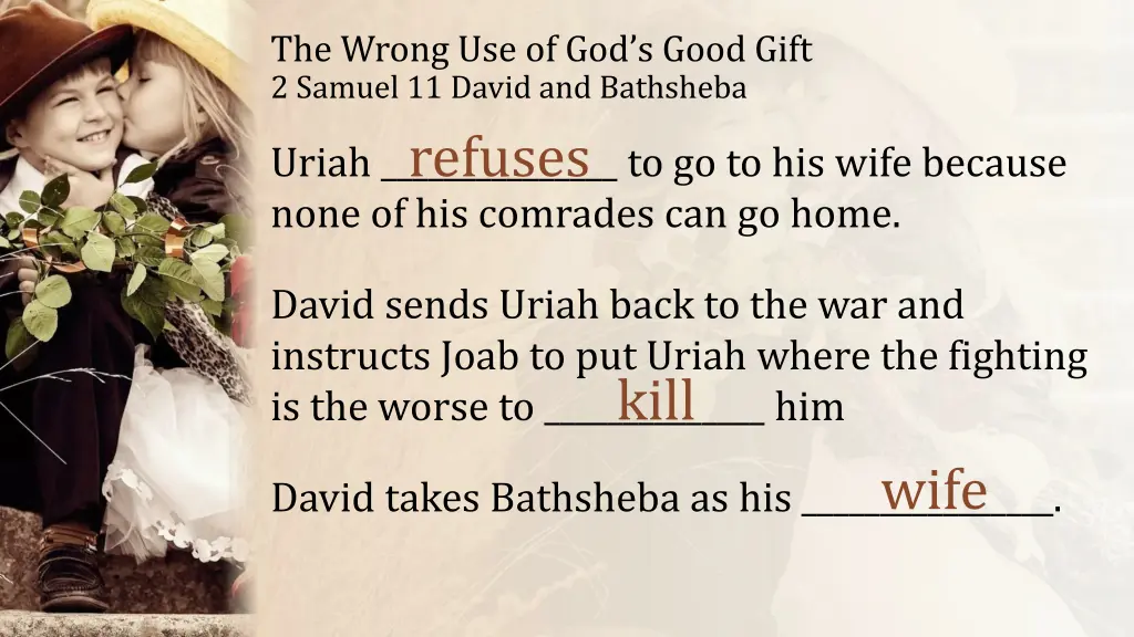 the wrong use of god s good gift 2 samuel 1