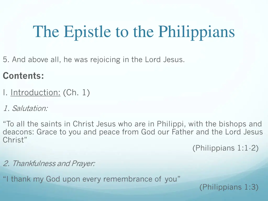 the epistle to the philippians 17