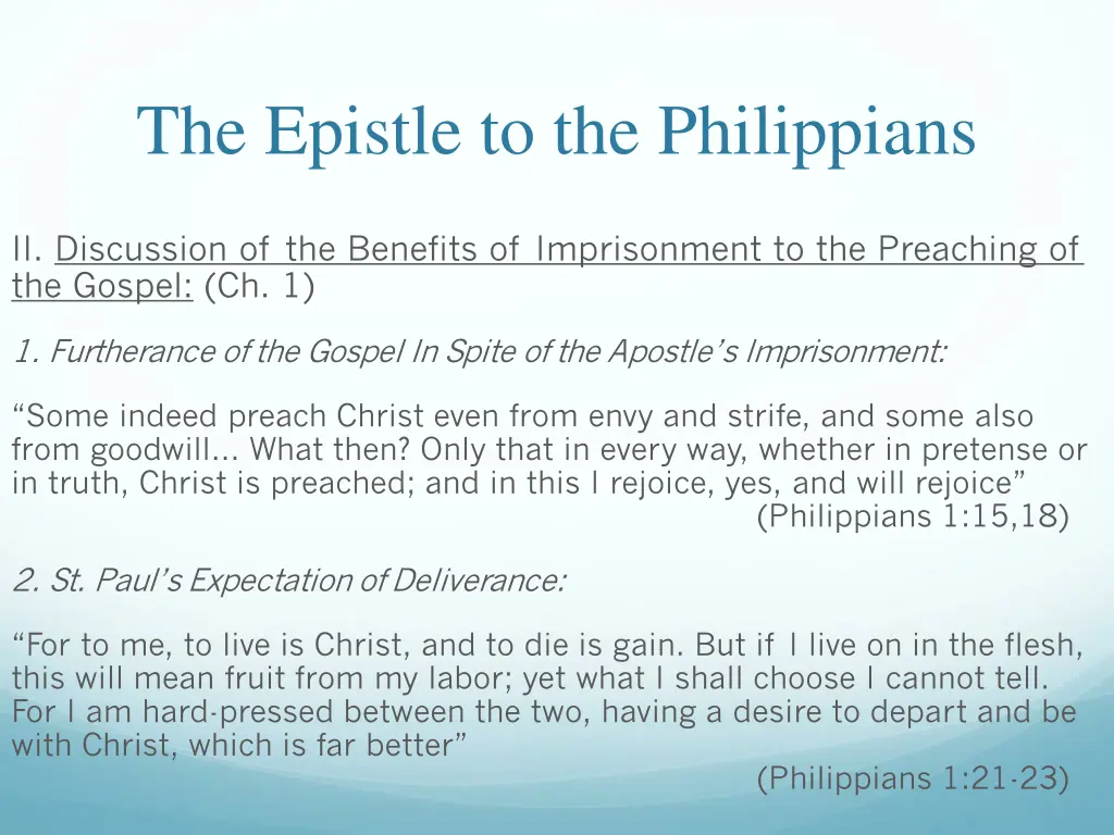 the epistle to the philippians 18