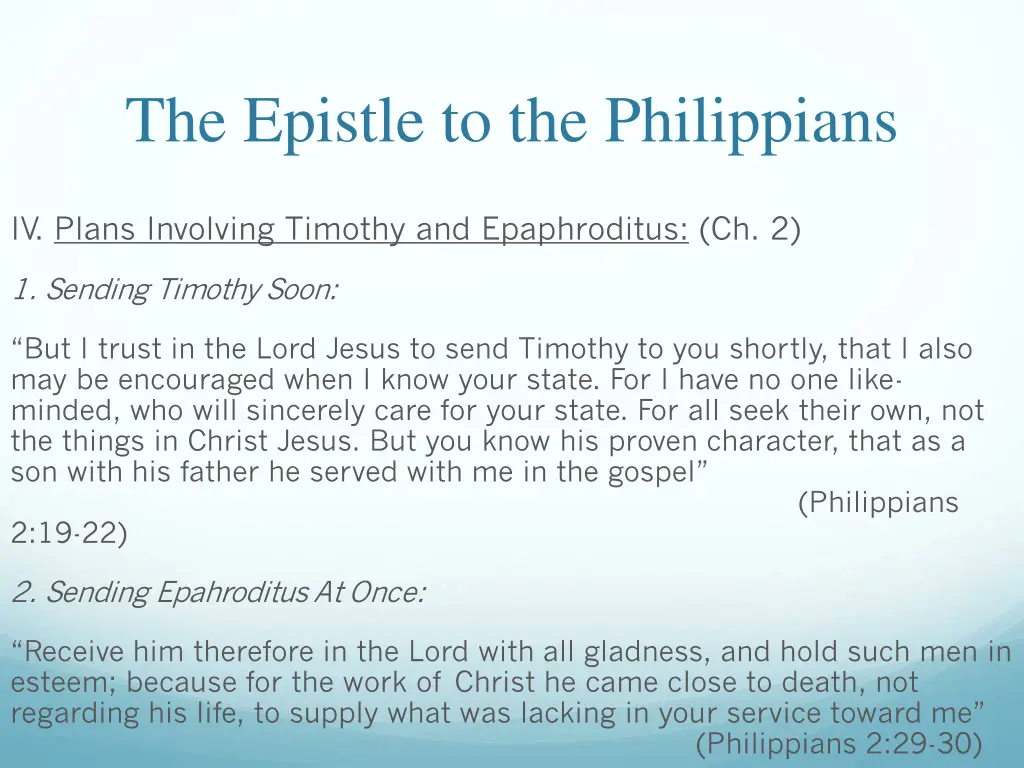 the epistle to the philippians 22