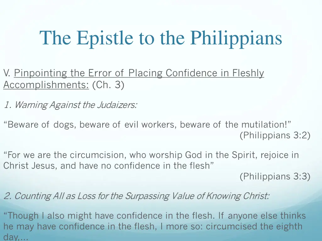 the epistle to the philippians 23
