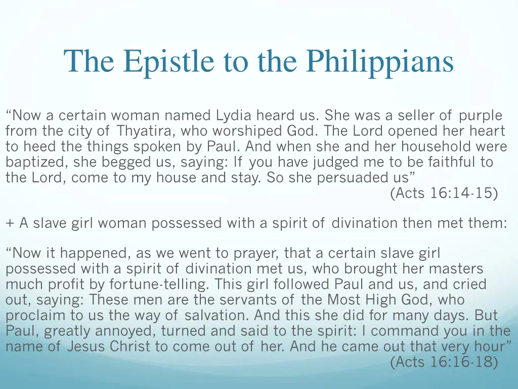 the epistle to the philippians 3