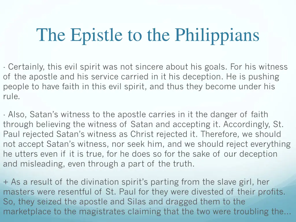 the epistle to the philippians 4