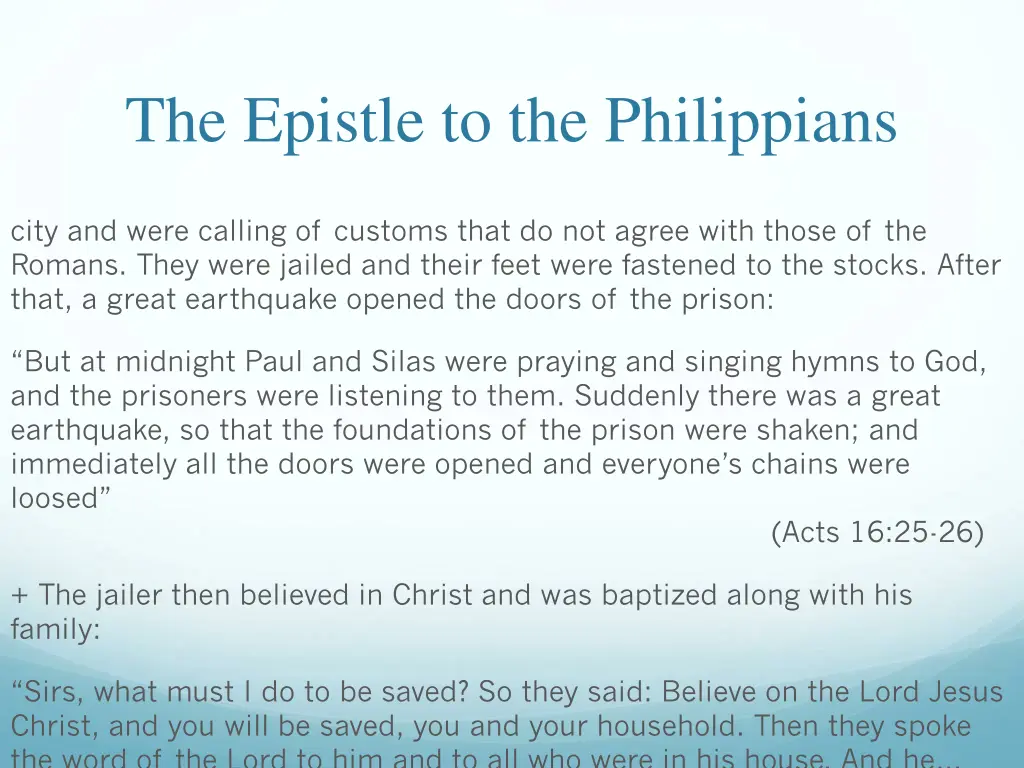 the epistle to the philippians 5