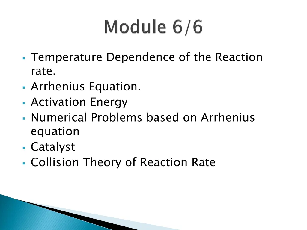 temperature dependence of the reaction rate