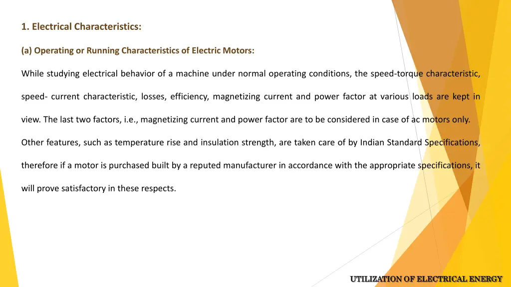 1 electrical characteristics