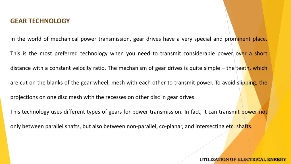 gear technology
