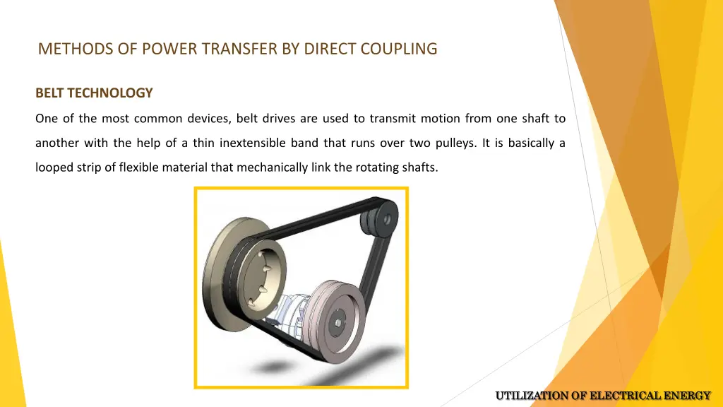 methods of power transfer by direct coupling