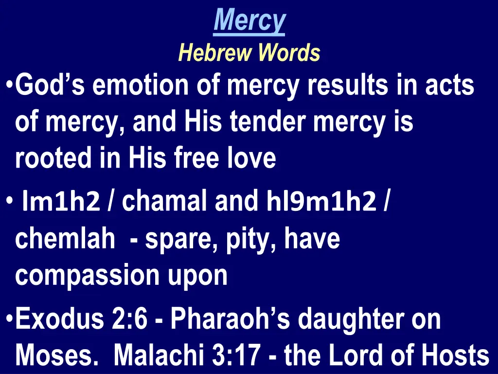 mercy hebrew words 2