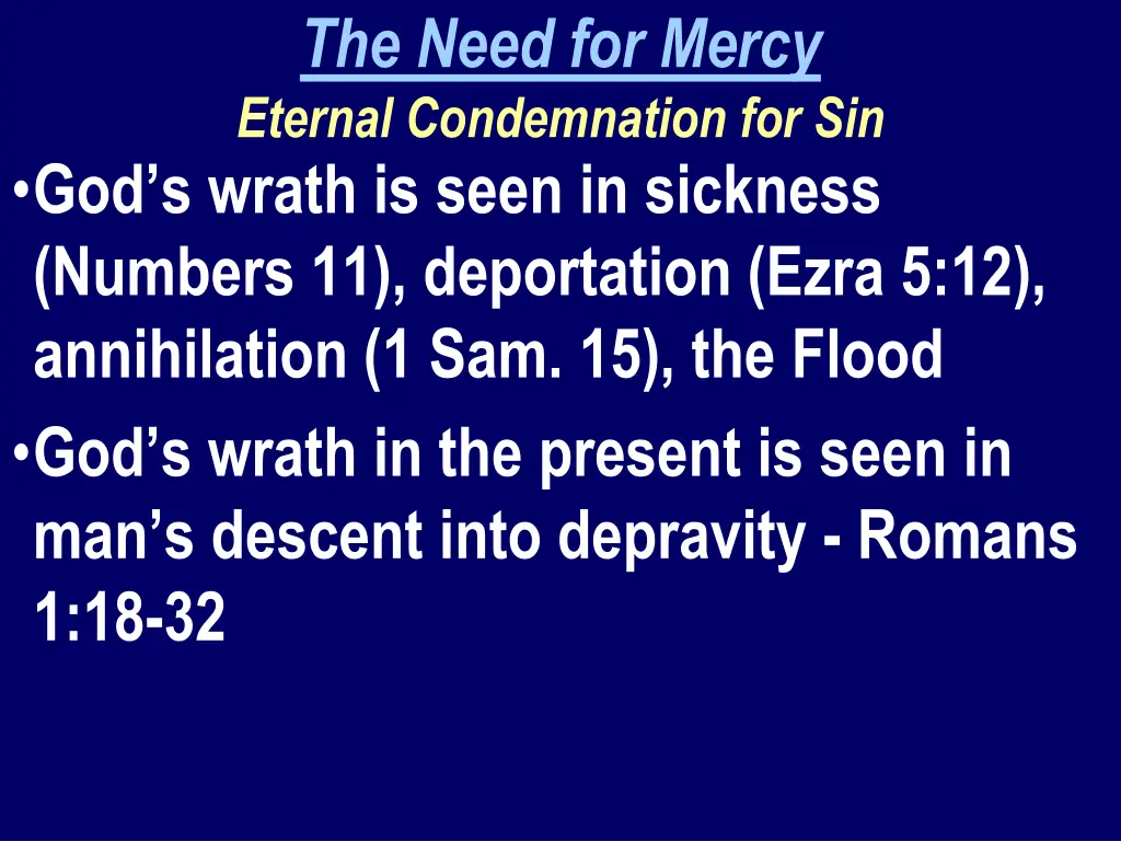 the need for mercy eternal condemnation 3