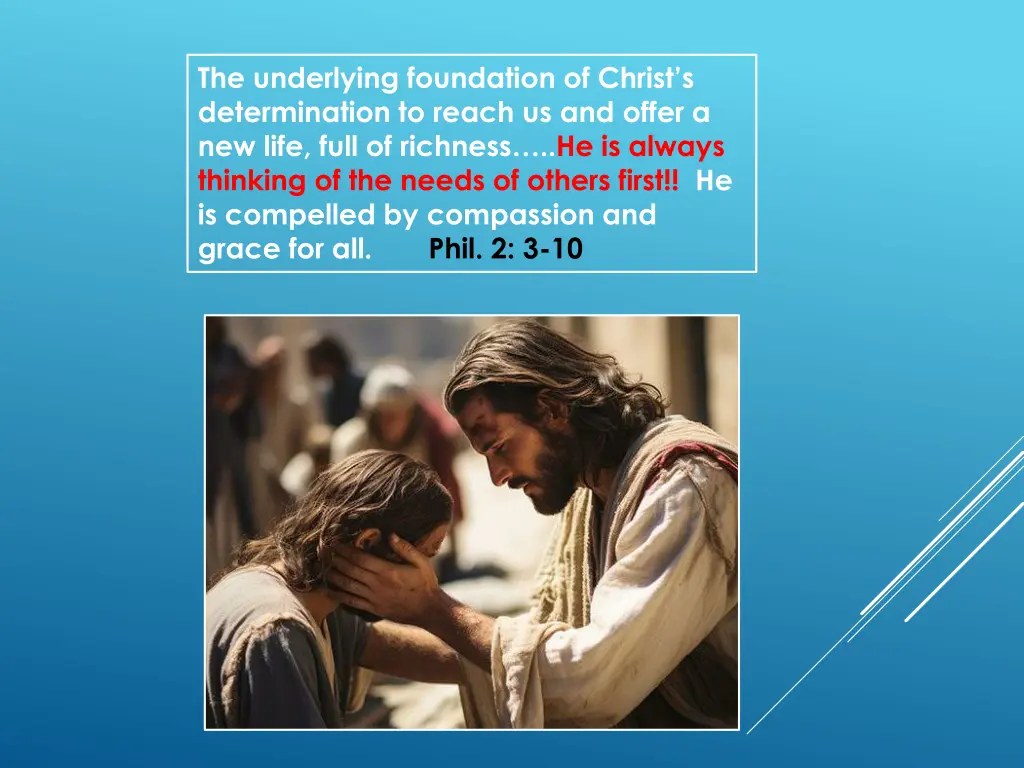 the underlying foundation of christ
