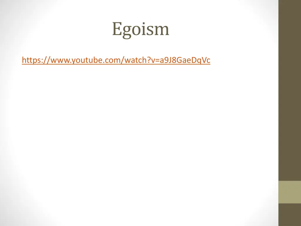 egoism 2