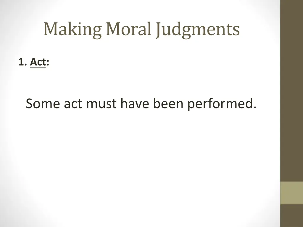 making moral judgments 2