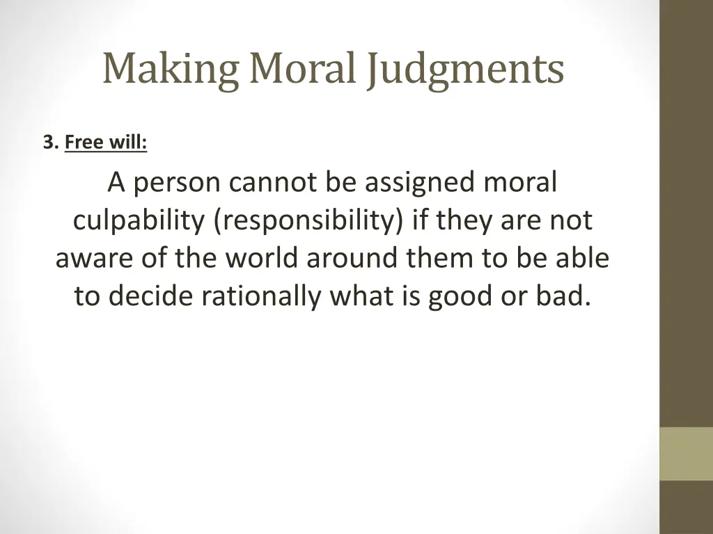 making moral judgments 6