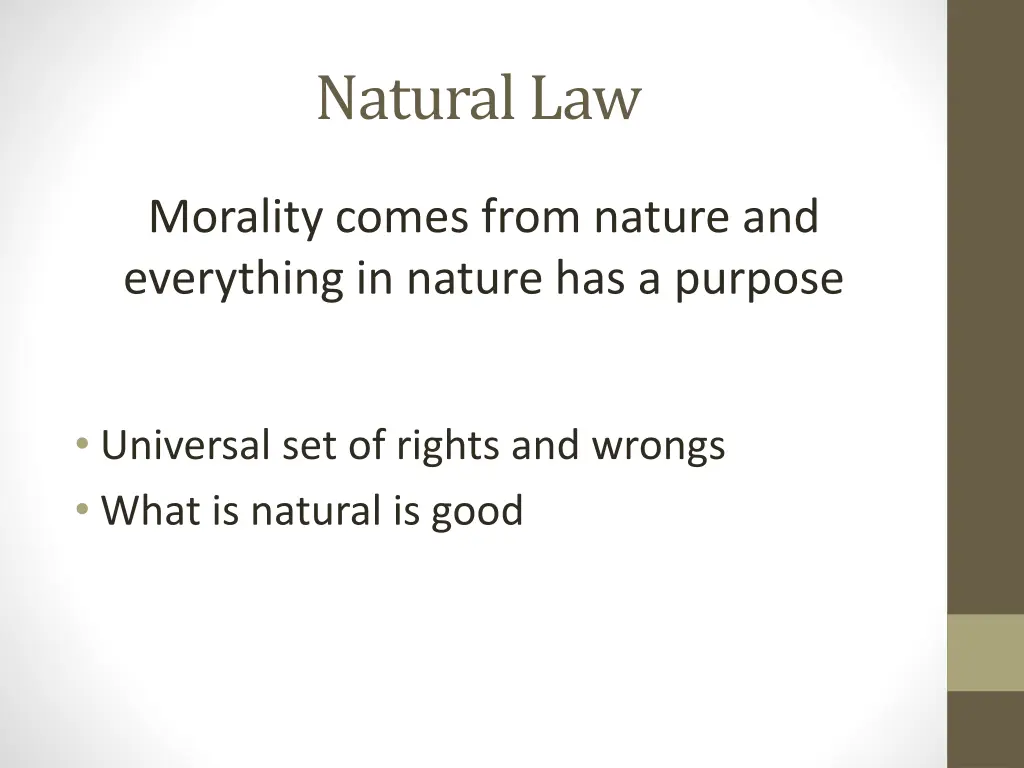 natural law
