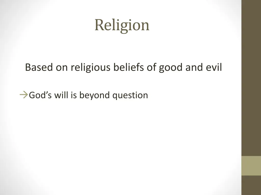 religion