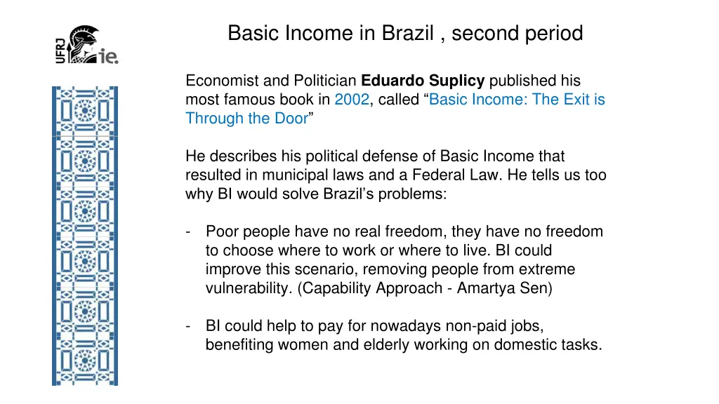basic income in brazil second period 1