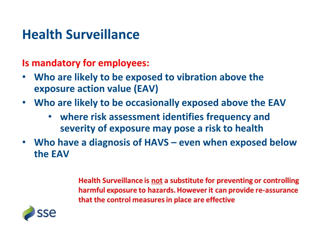 health surveillance