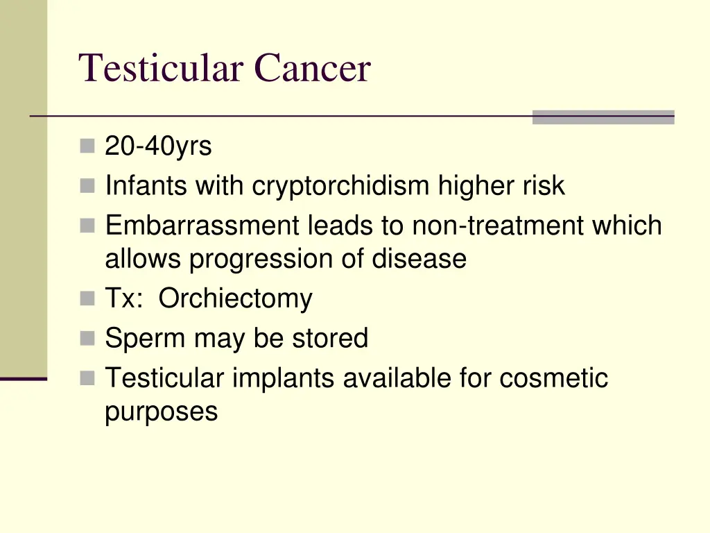 testicular cancer