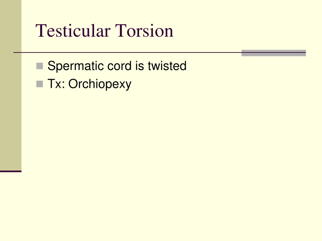 testicular torsion
