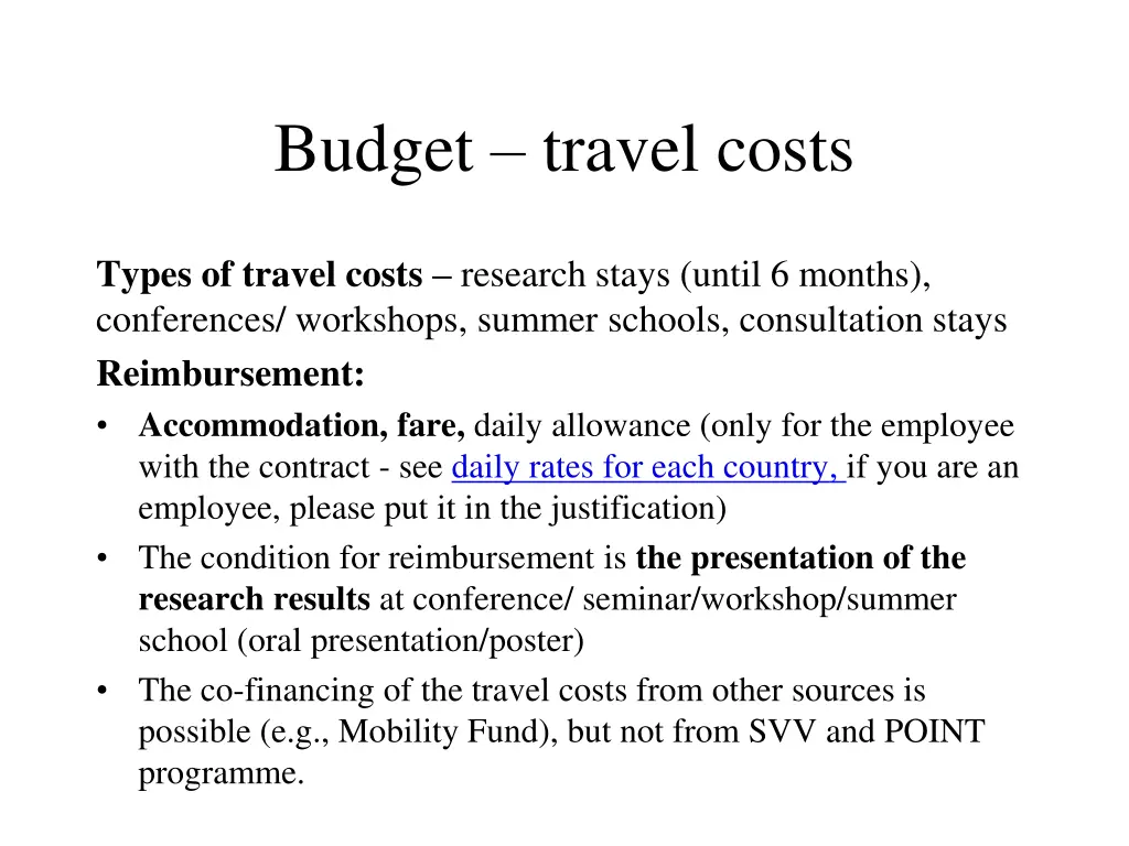 budget travel costs