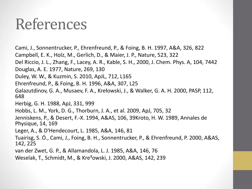 references