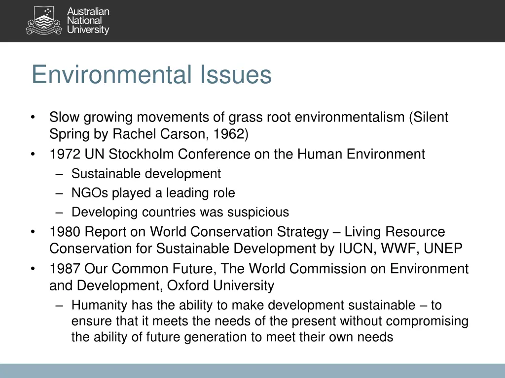 environmental issues