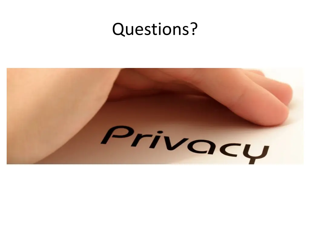questions