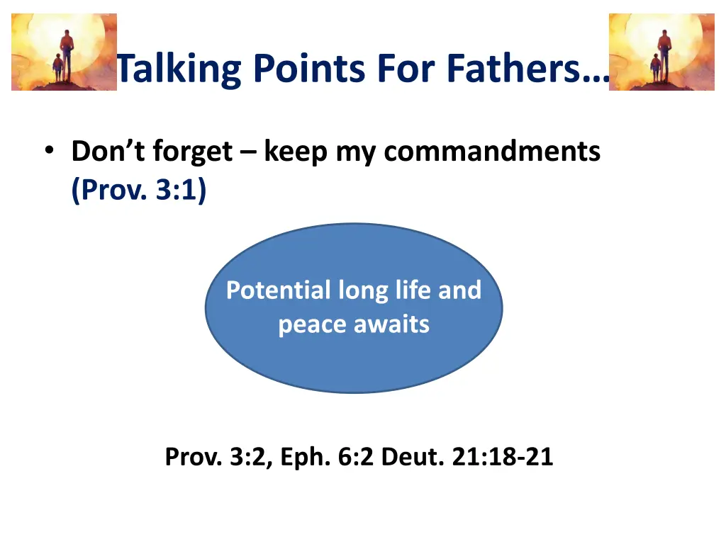 talking points for fathers