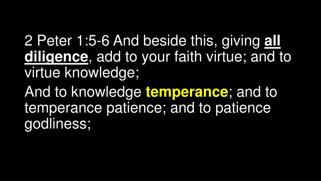 2 peter 1 5 6 and beside this giving