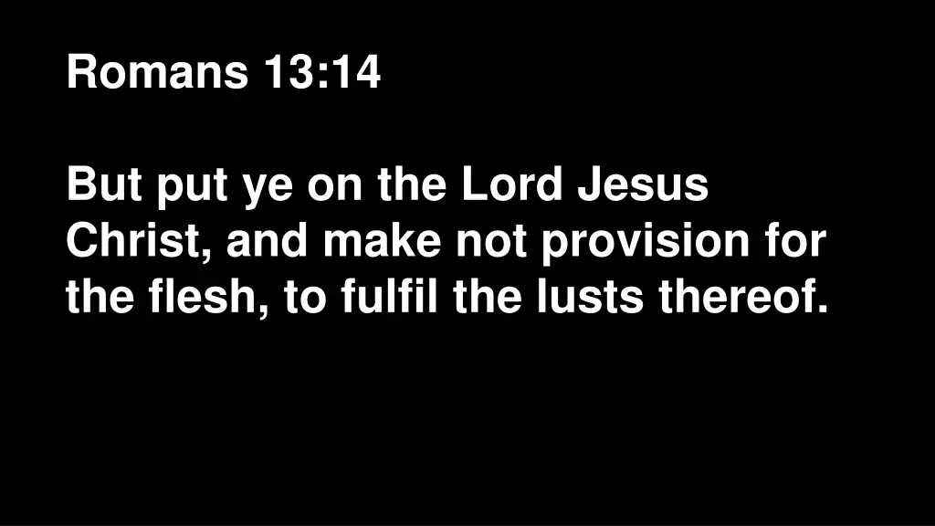 romans 13 14