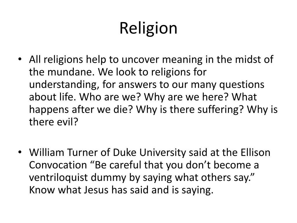religion 1