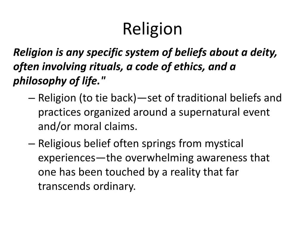 religion