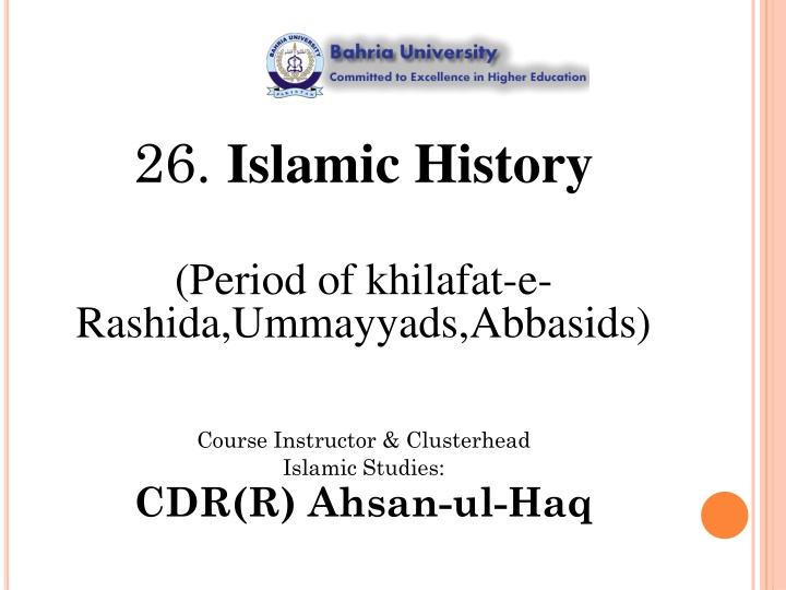26 islamic history