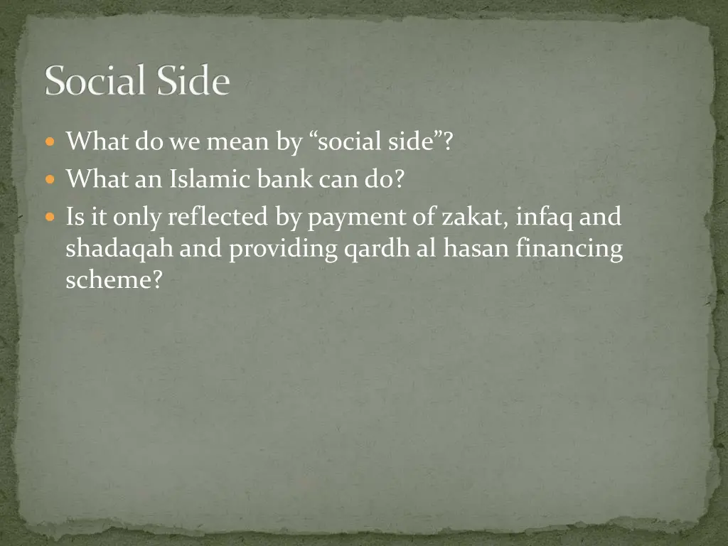 social side