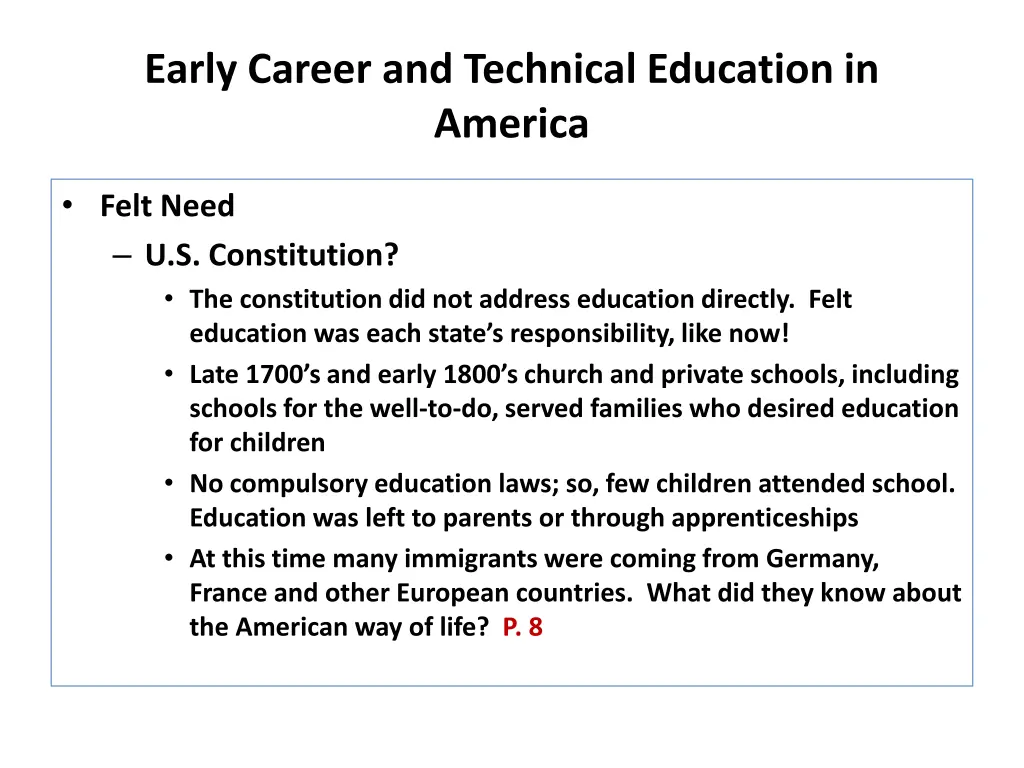 early career and technical education in america 5