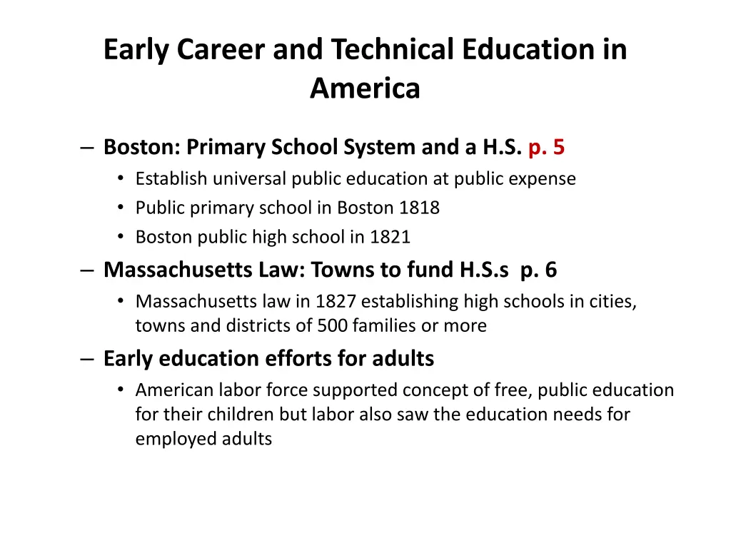 early career and technical education in america 6