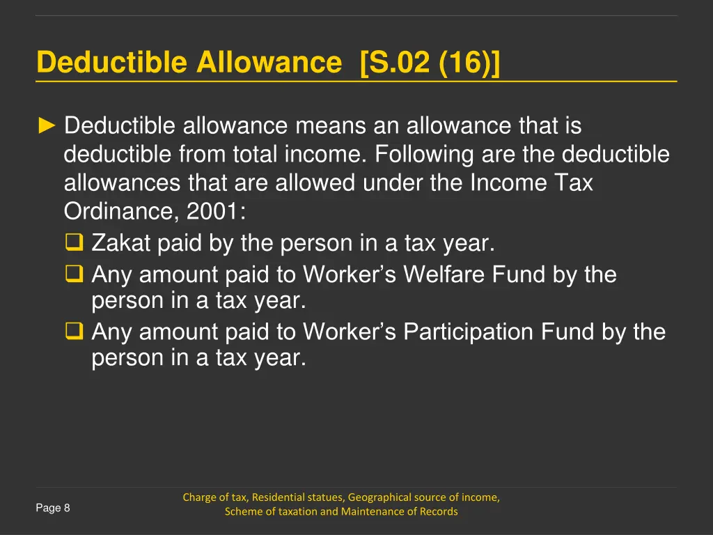 deductible allowance s 02 16