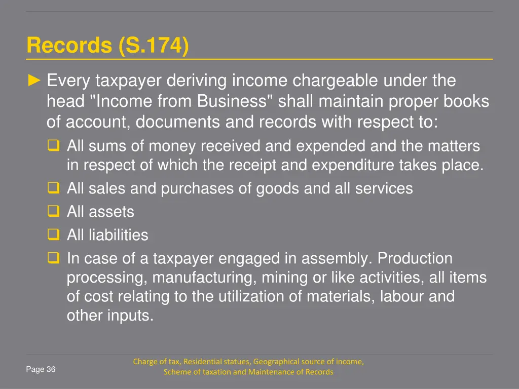records s 174