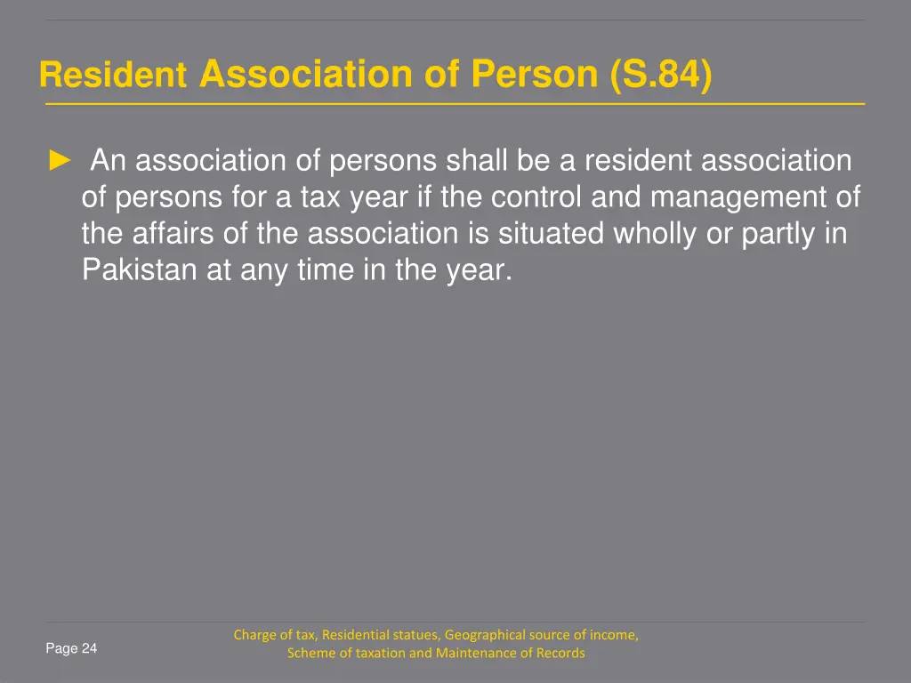 resident association of person s 84