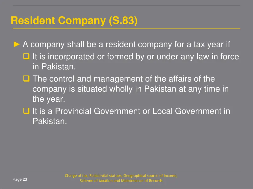 resident company s 83