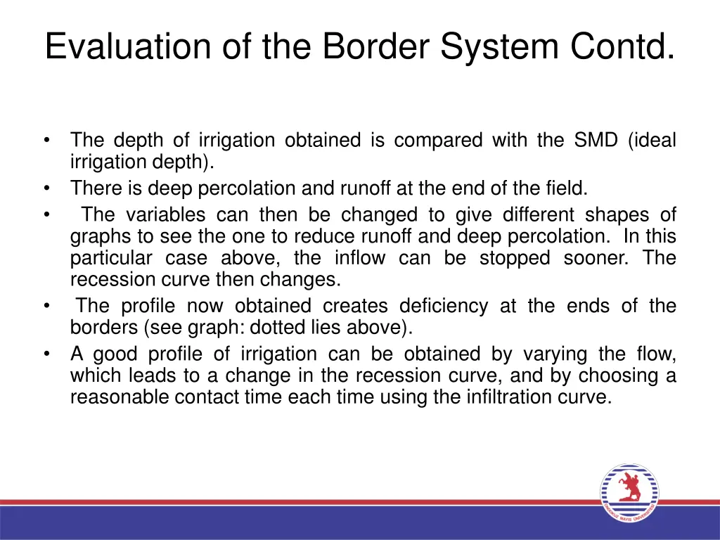 evaluation of the border system contd 1