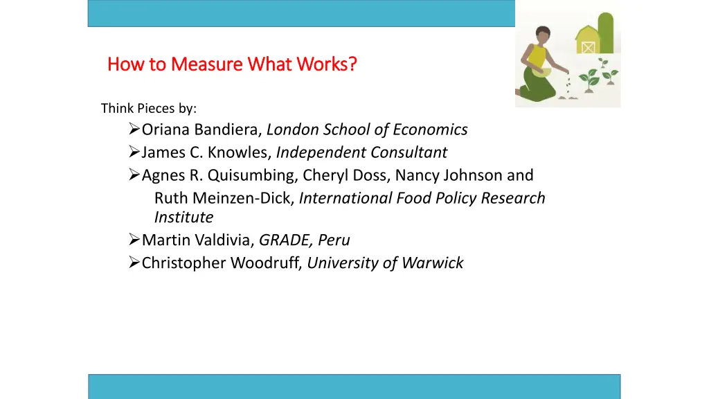 how to measure what works how to measure what