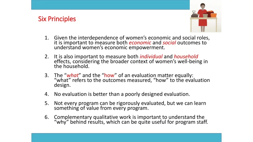 six principles six principles