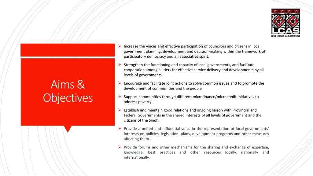 increase the voices and effective participation