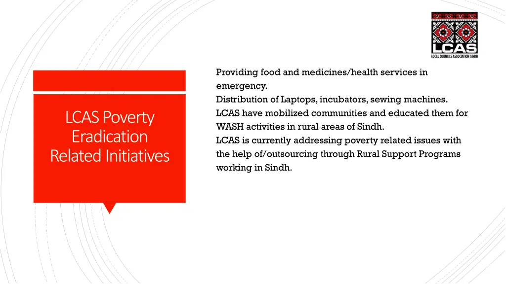 providing food and medicines health services