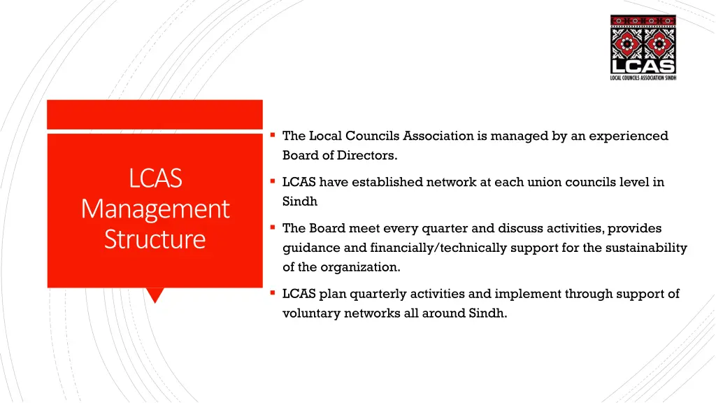 the local councils association is managed