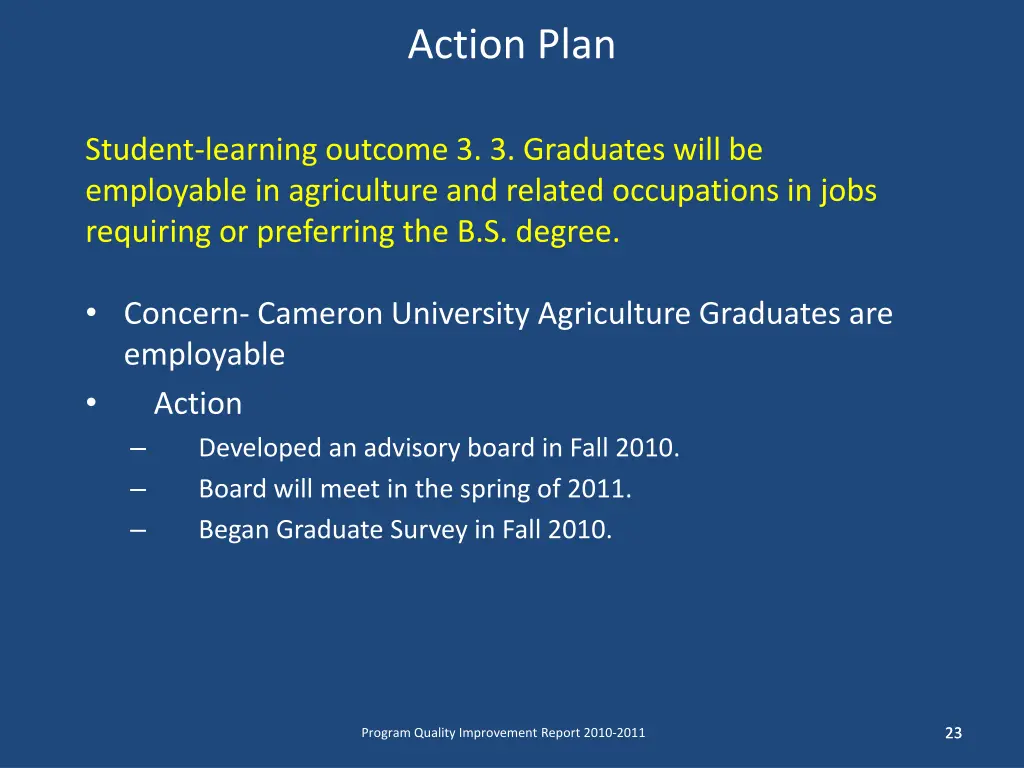 action plan 2