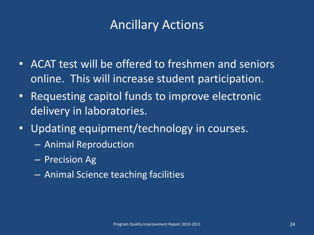 ancillary actions